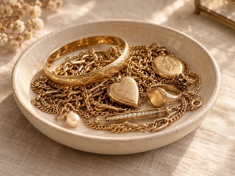 Example of mixed jewellery lots jewellery
